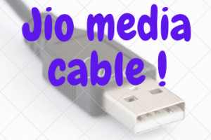 Jio media cable