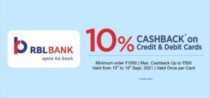 RBL bank jiomart cashback offer